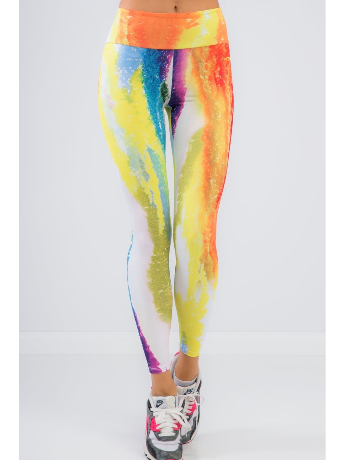 Colorful spotted sports leggings HT001 - Online store - Boutique